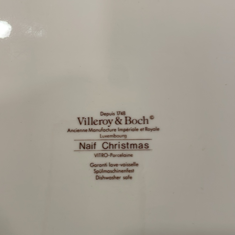 Villeroy & Boch “Naïf Christmas” Dish - Picture 4 of 4